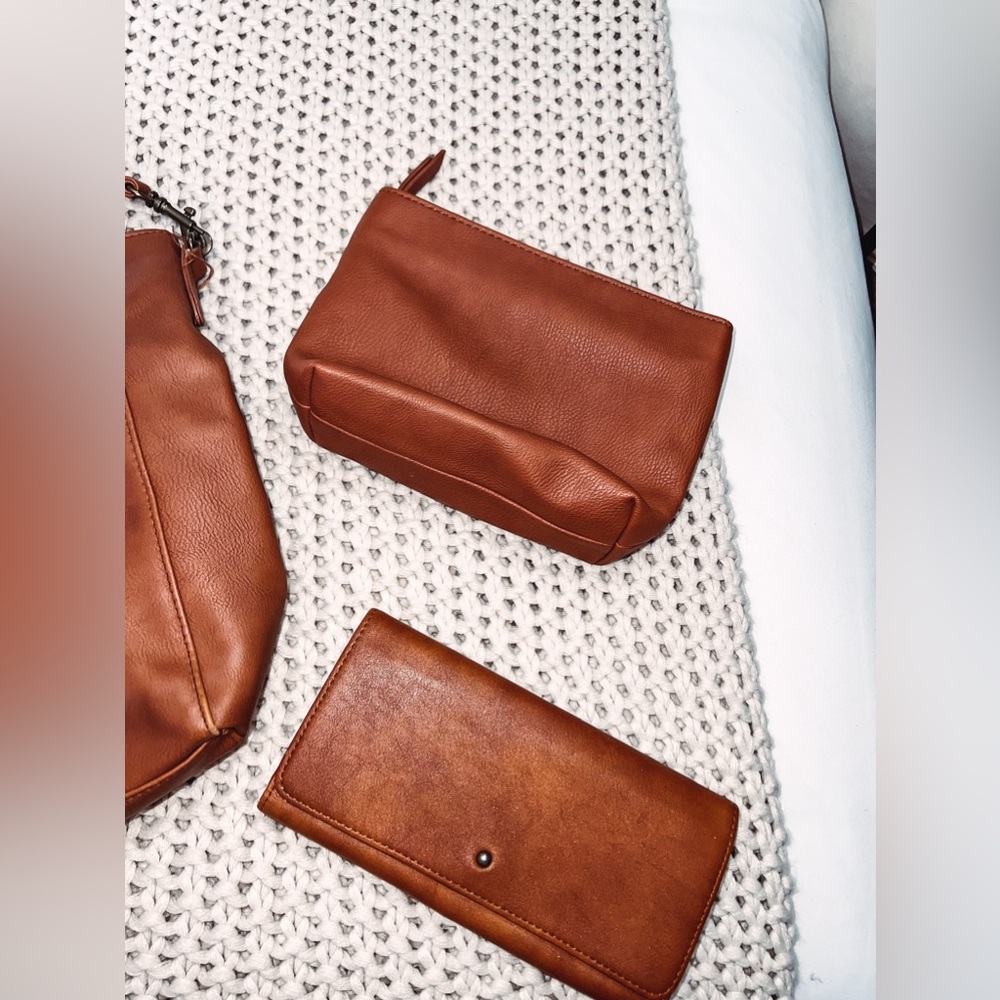 Universal Thread Cognac Brown Rowan Small Tote Ha… - image 3